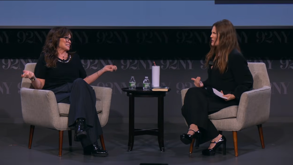 Valerie Bertinelli talking about her new book with Drew Barrymore on March 24, 2026 | Source: YouTube/The 92nd Street Y,