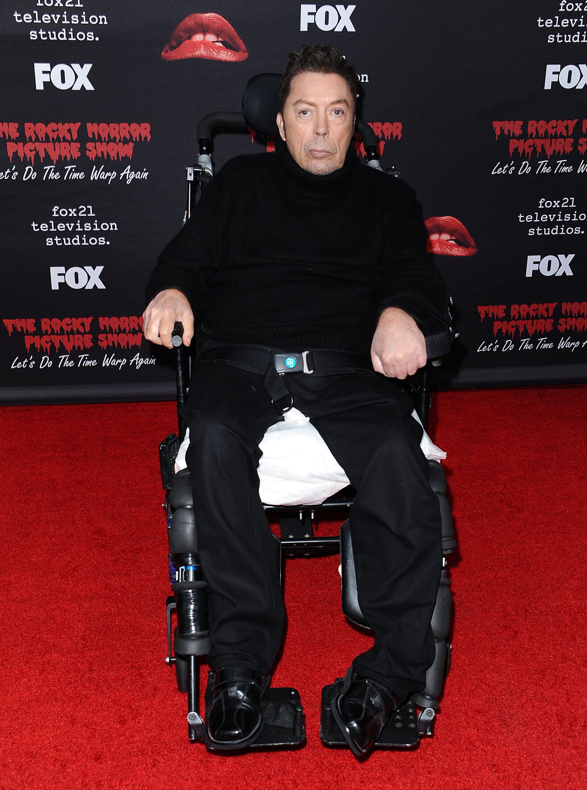 Tim Curry at the premiere of "The Rocky Horror Picture Show: Let's Do the Time Warp Again" on October 13, 2016