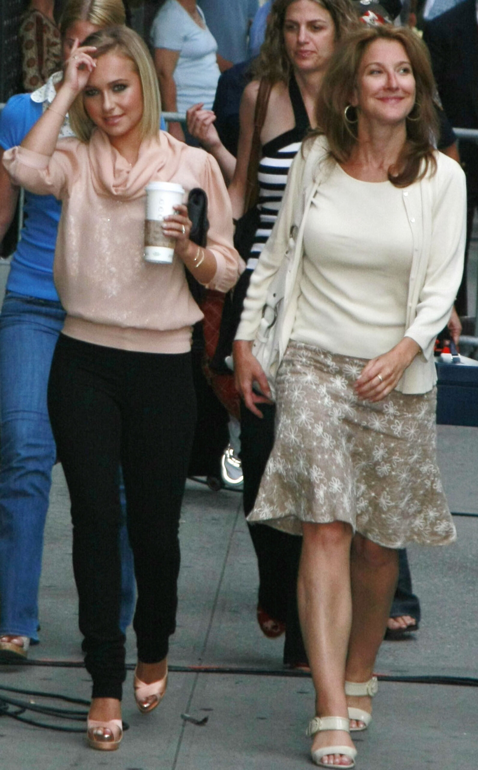 Hayden Panettiere and her mother, Lesley Vogel, are pictured together in an undated photo. Their relationship had become