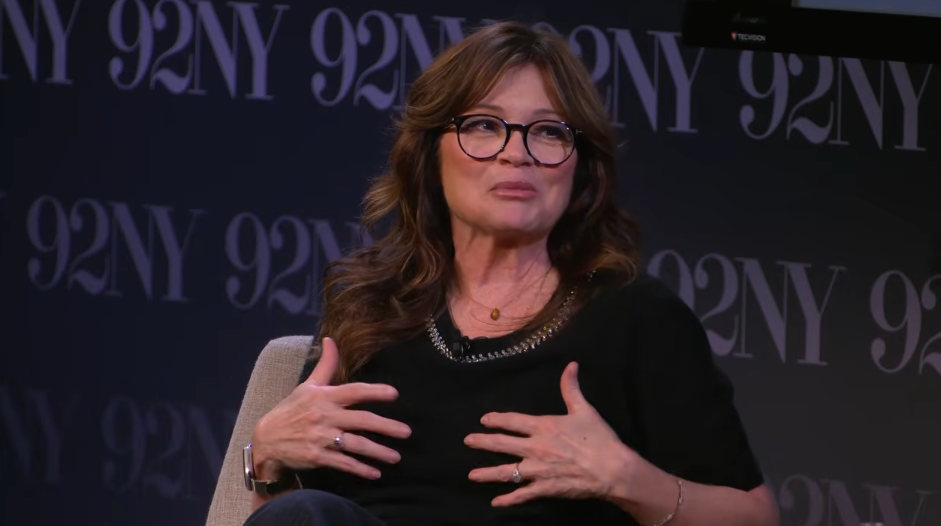 Valerie Bertinelli talking about her new book with Drew Barrymore on March 24, 2026 | Source: YouTube/The 92nd Street Y,