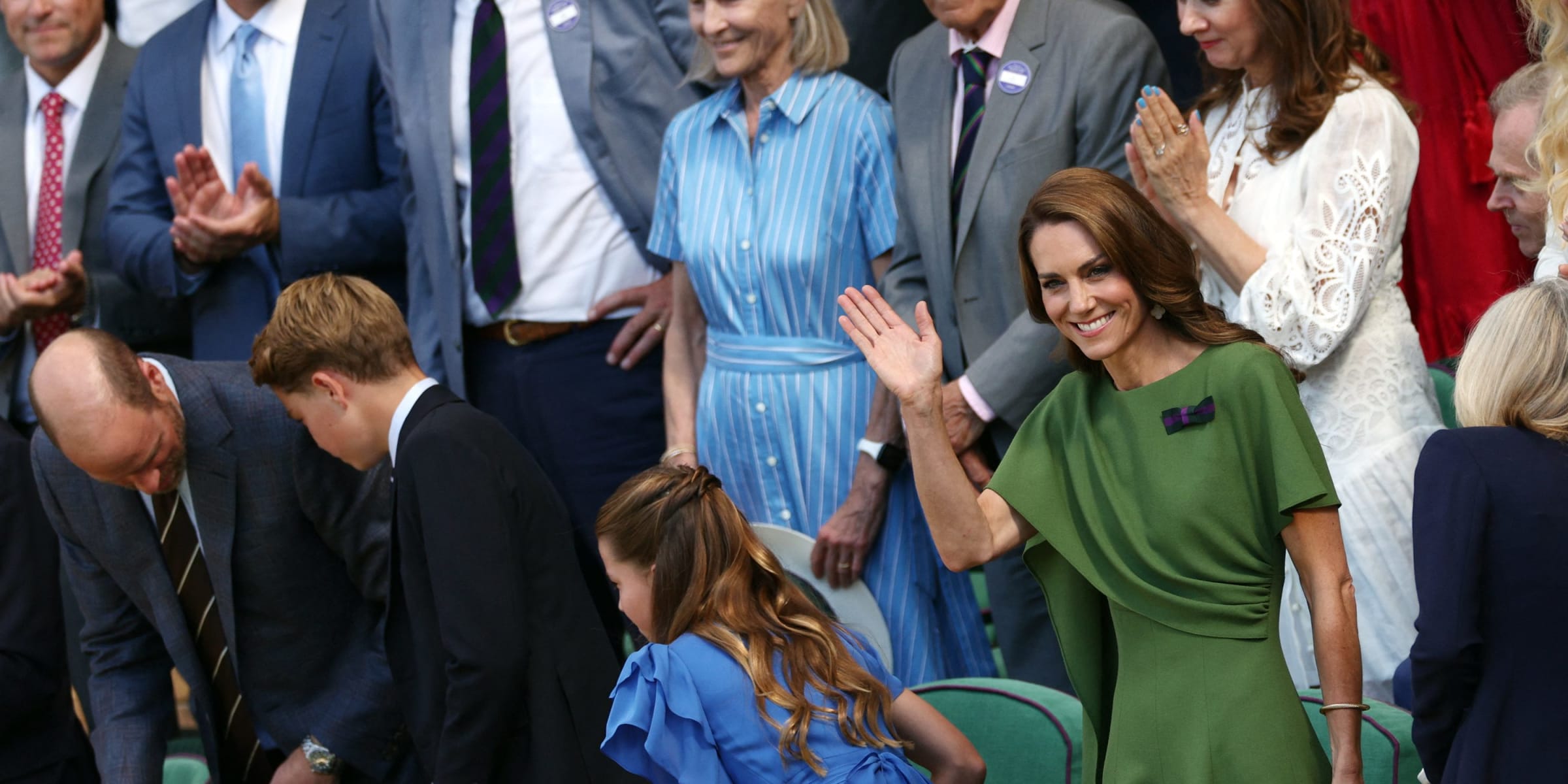 Prince William, Prince George, Princess Charlotte, and Catherine, Princess of Wales | Source: Getty Images