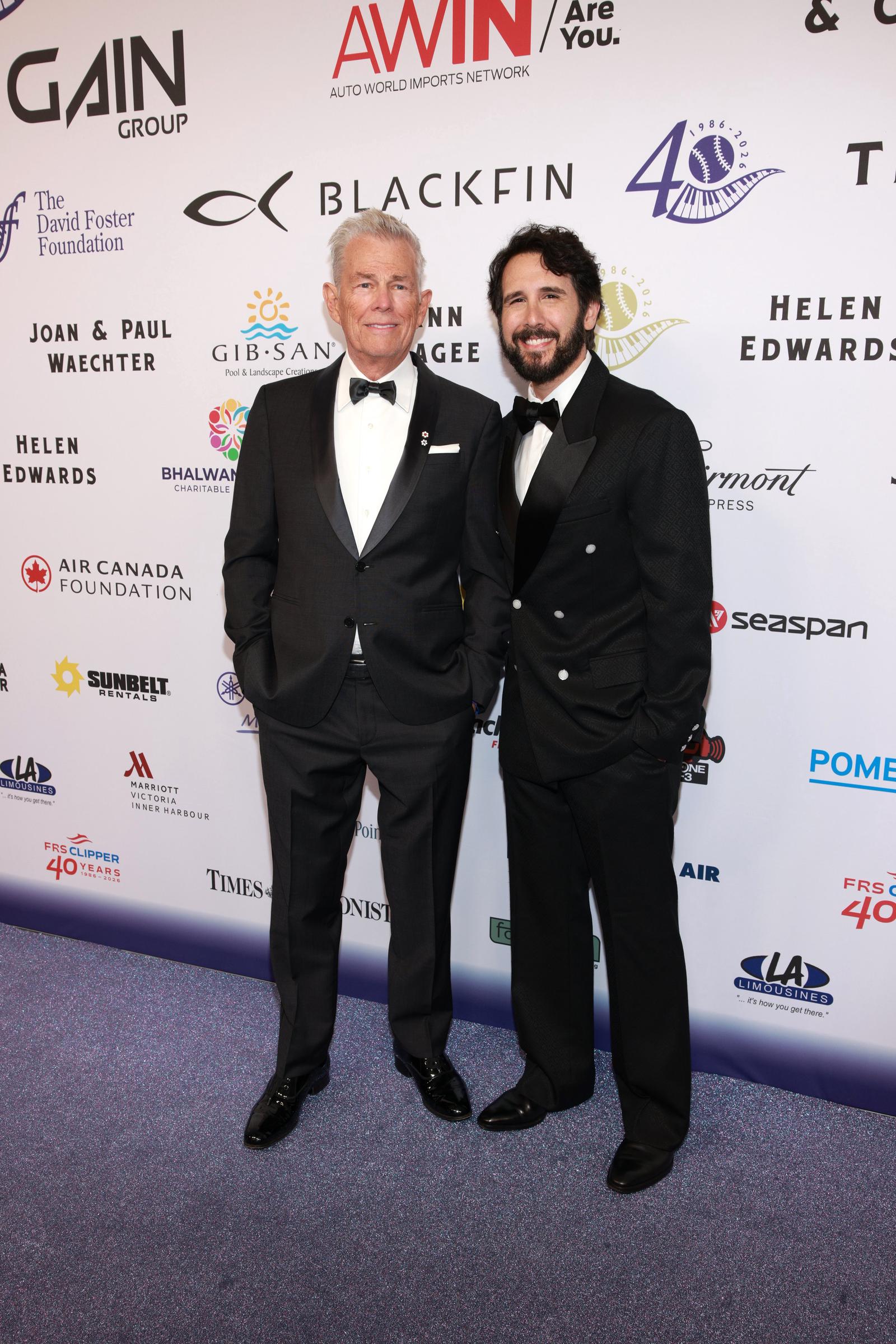 David Foster marked four decades of his foundation's work with a gala attended by a string of high-profile guests, inclu