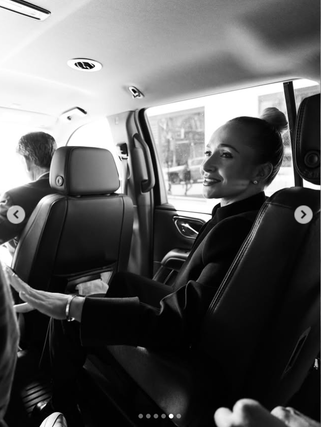 Hayden Panettiere is pictured riding in a vehicle in an undated photo. The image comes as Zach Hickerson recalls arrivin