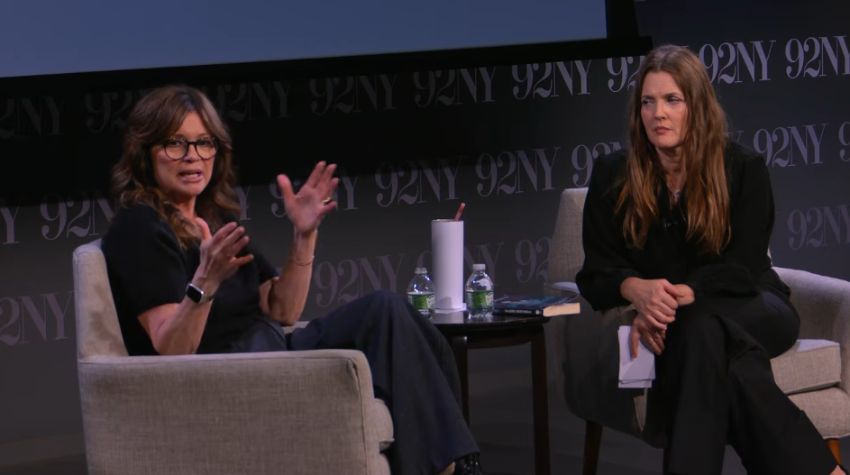 Valerie Bertinelli talking about her new book with Drew Barrymore on March 24, 2026 | Source: YouTube/The 92nd Street Y,