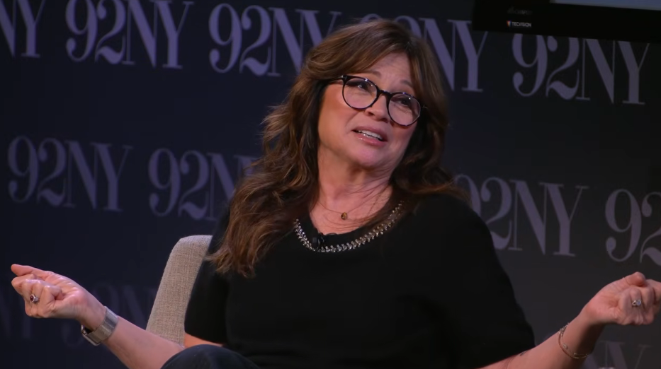 Valerie Bertinelli talking about her new book with Drew Barrymore on March 24, 2026 | Source: YouTube/The 92nd Street Y,