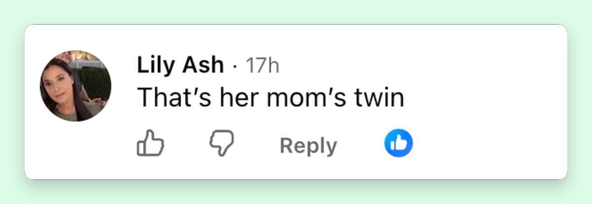 One fan was convinced Carys Douglas looks exactly like her famous mother, Catherine Zeta-Jones, after seeing the rare fa