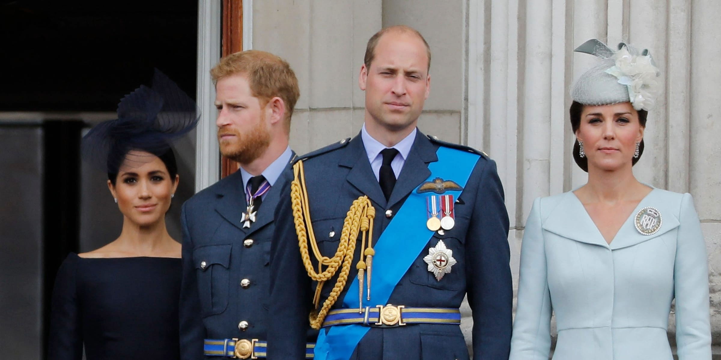 Meghan Markle, Pirnce Harry, Prince William, and Princess Catherine | Source: Getty Images